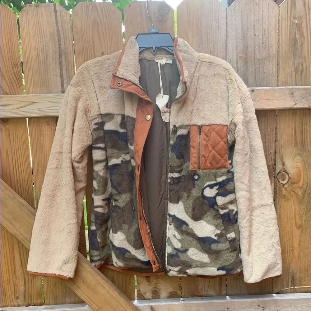 Mystree Faux Fur Collar Jacket